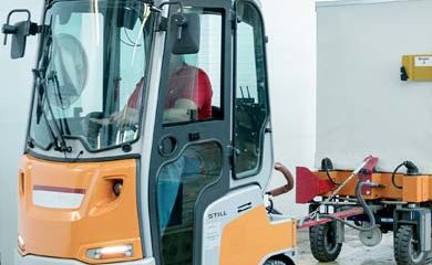 RFID Routenzugloesung in der Produktion bei EVG
