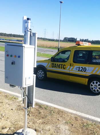 RFID Gate von primtec im Fahrtechnikzentrum bei OEAMTC